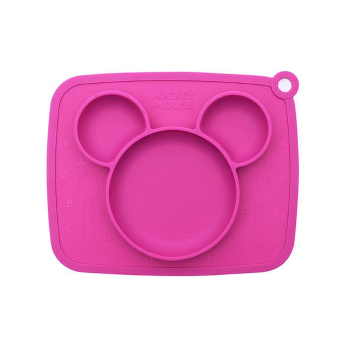 디즈니베이비 실리콘아이콘식판-핑크 9870